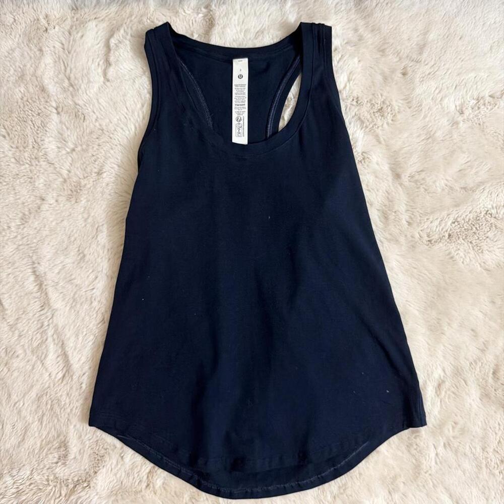 Women Black Racerback Athletic Tank Top